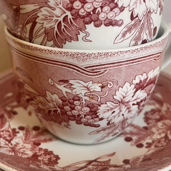 Vintage Spode Fulham Cup & Saucer Set (2) For Williams Sonoma England - Picture 8 of 8